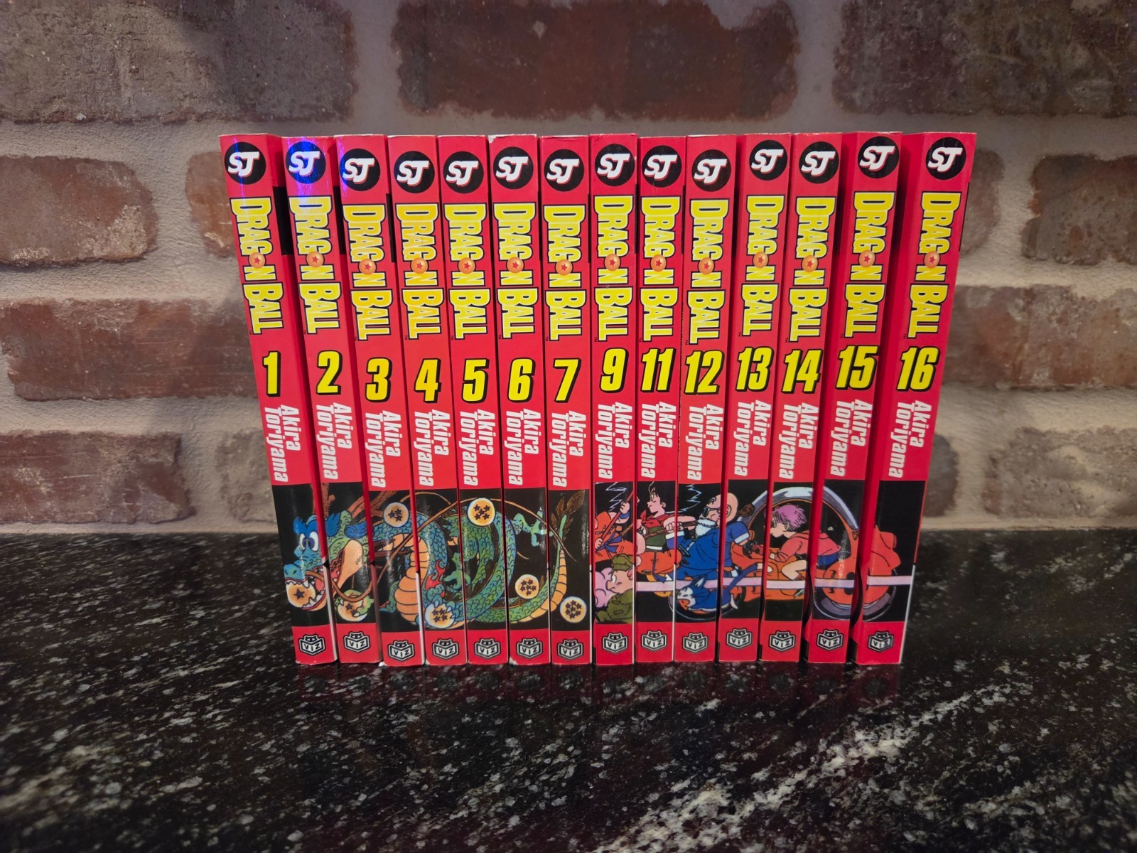Dragon Ball Manga Lotto 14 Libri Vol 1-7 9 11-16 Akira Toriyama VIZ Shonen Jump