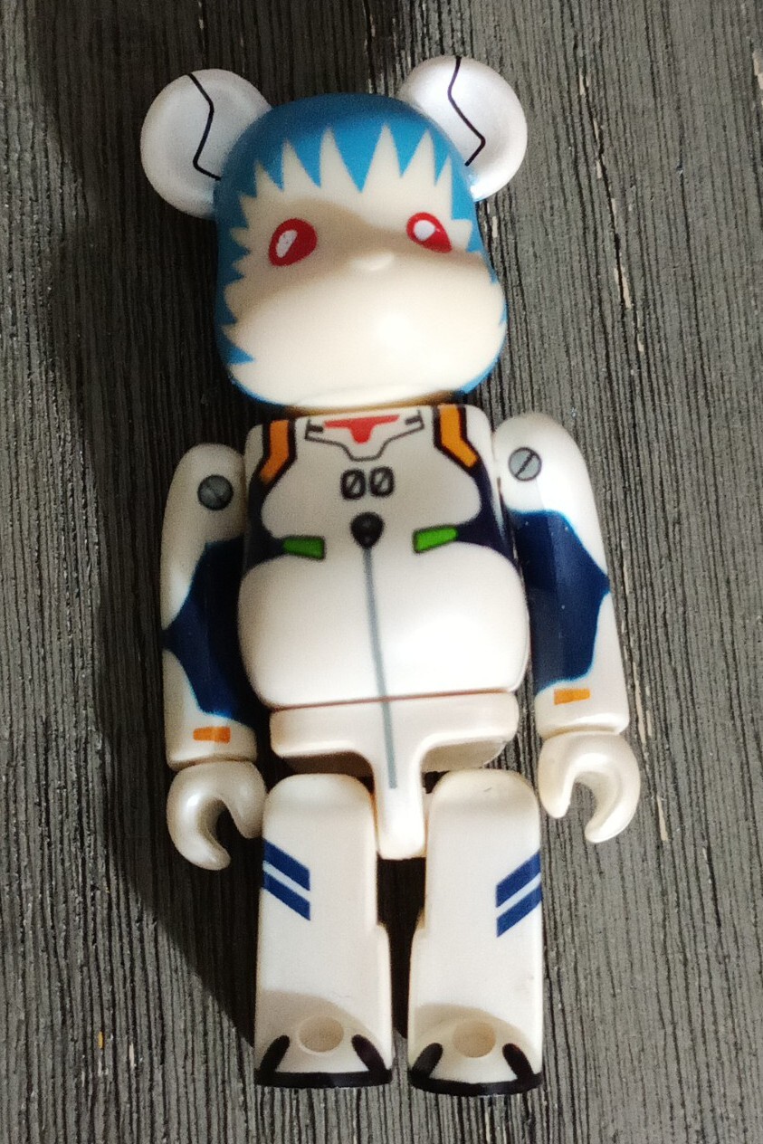 Kubrick BEARBRICK Rei Ayanami Neon Genesis EVANGELION Serie 13 Medicom Giocattolo