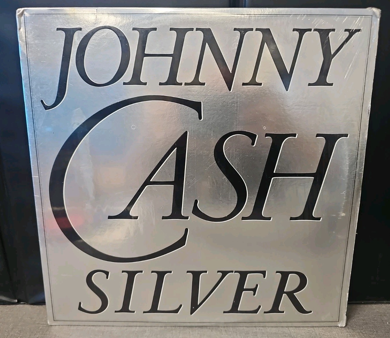 JOHNNY CASH - SILVER Columbia 1979 COUNTRY LP VINYL RECORD JC 36086