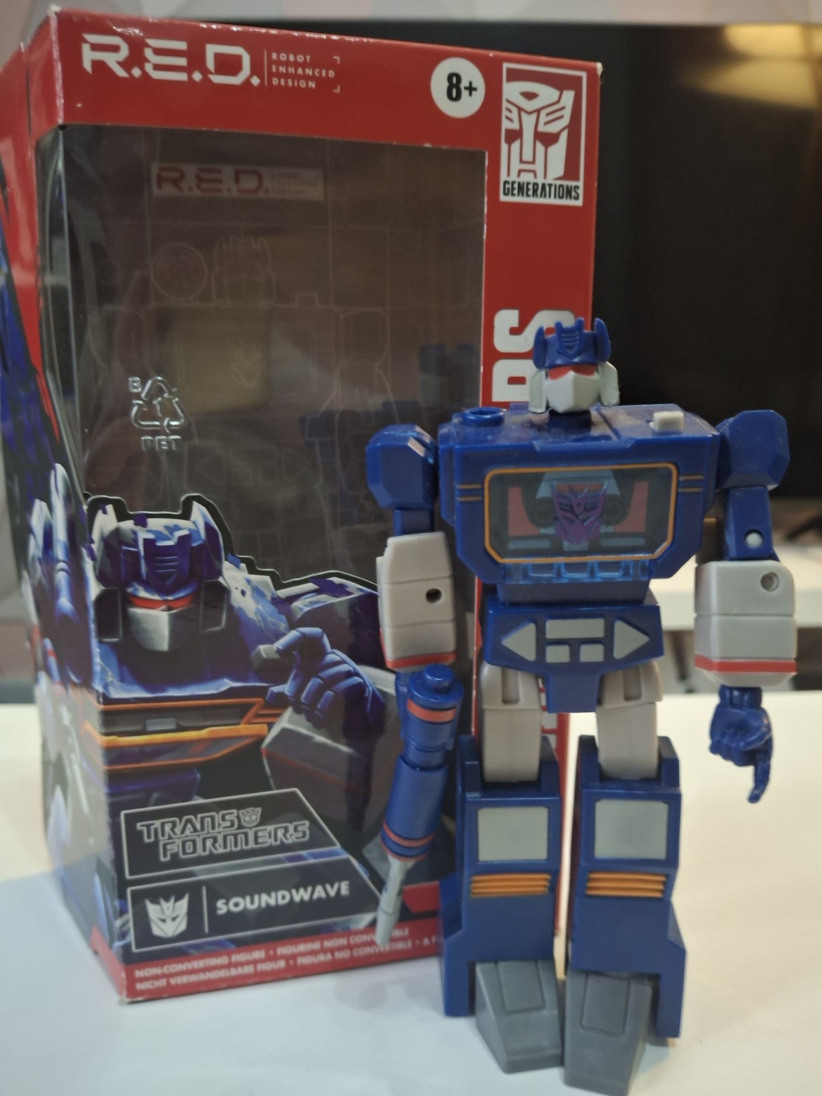 Transformers R.E.D. Soundwave Action Figure Robot Enhanced Design
