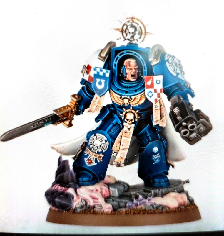Capitaine space marine Terminator Warhammer 40000