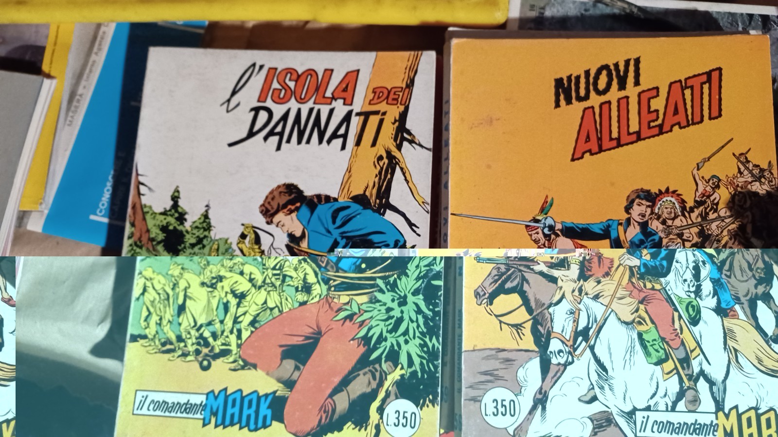 Lotto 5 Albi De  Il Comandante Mark  Condizioni Da Buone Ad Accettabili