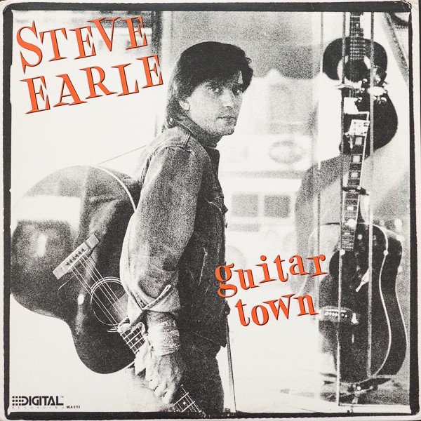 Steve Earle - Guitar Town (LP) (Very Good (VG))