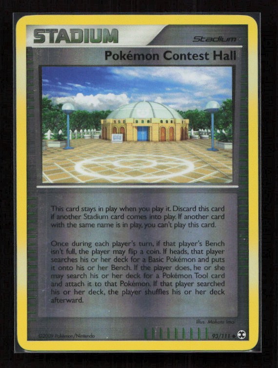Pokemon Sala Concorsi 93/111 Non Comune Rising Rivals Pokemon Reverse Holo quasi nuovo