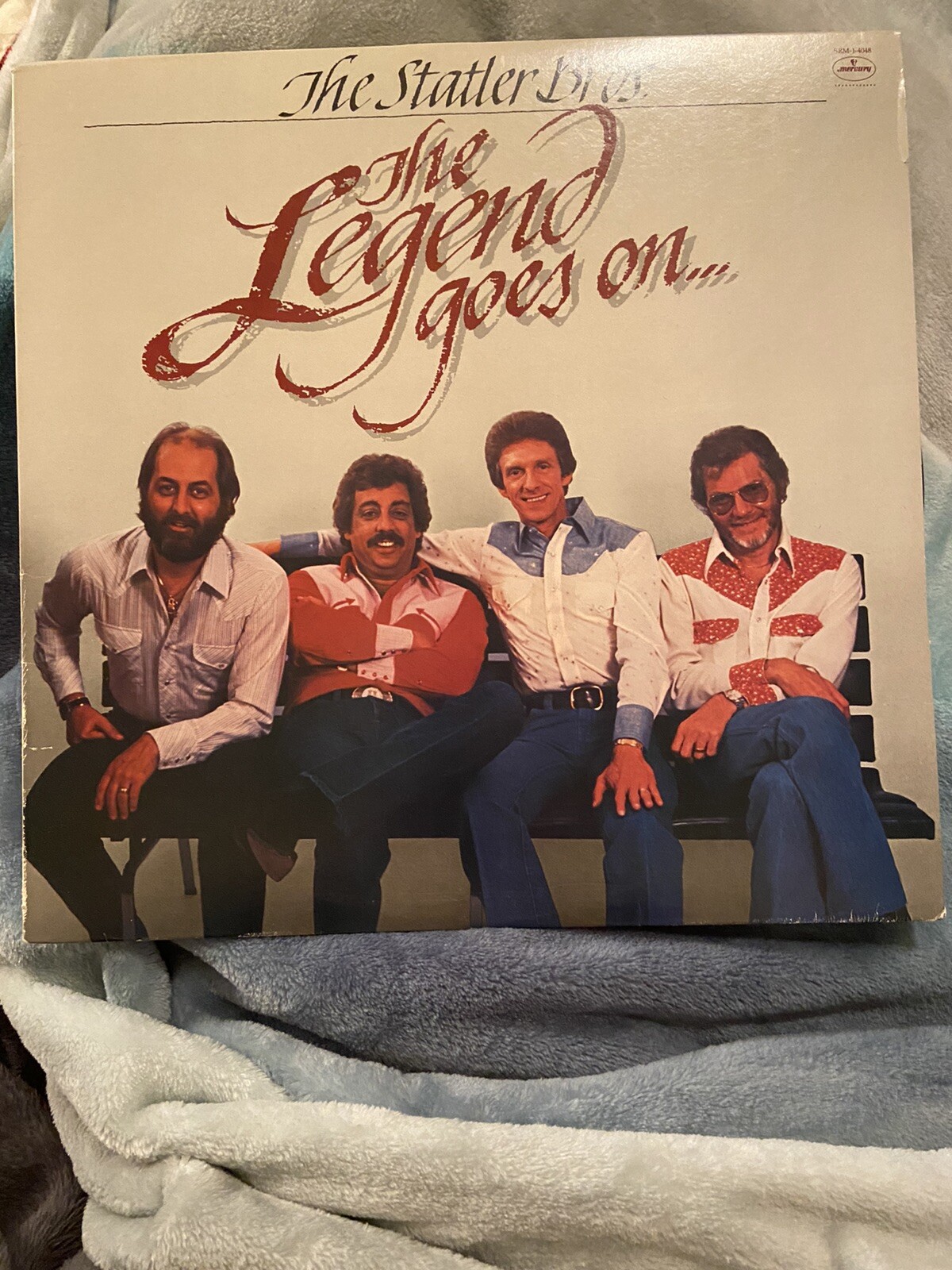 THE STATLER BROTHERS THE LEGEND GOES ON LP MERCURY SRM 1-4048 1982