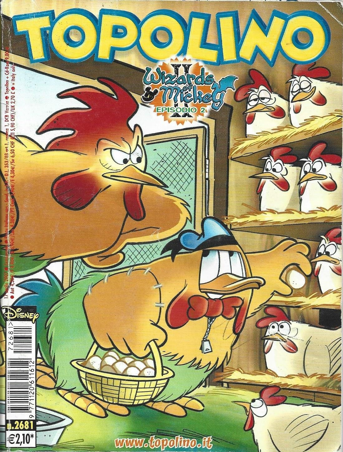Topolino 2681 - 17 Aprile 2007 - Disney Paperino e le Foglie Volanti
