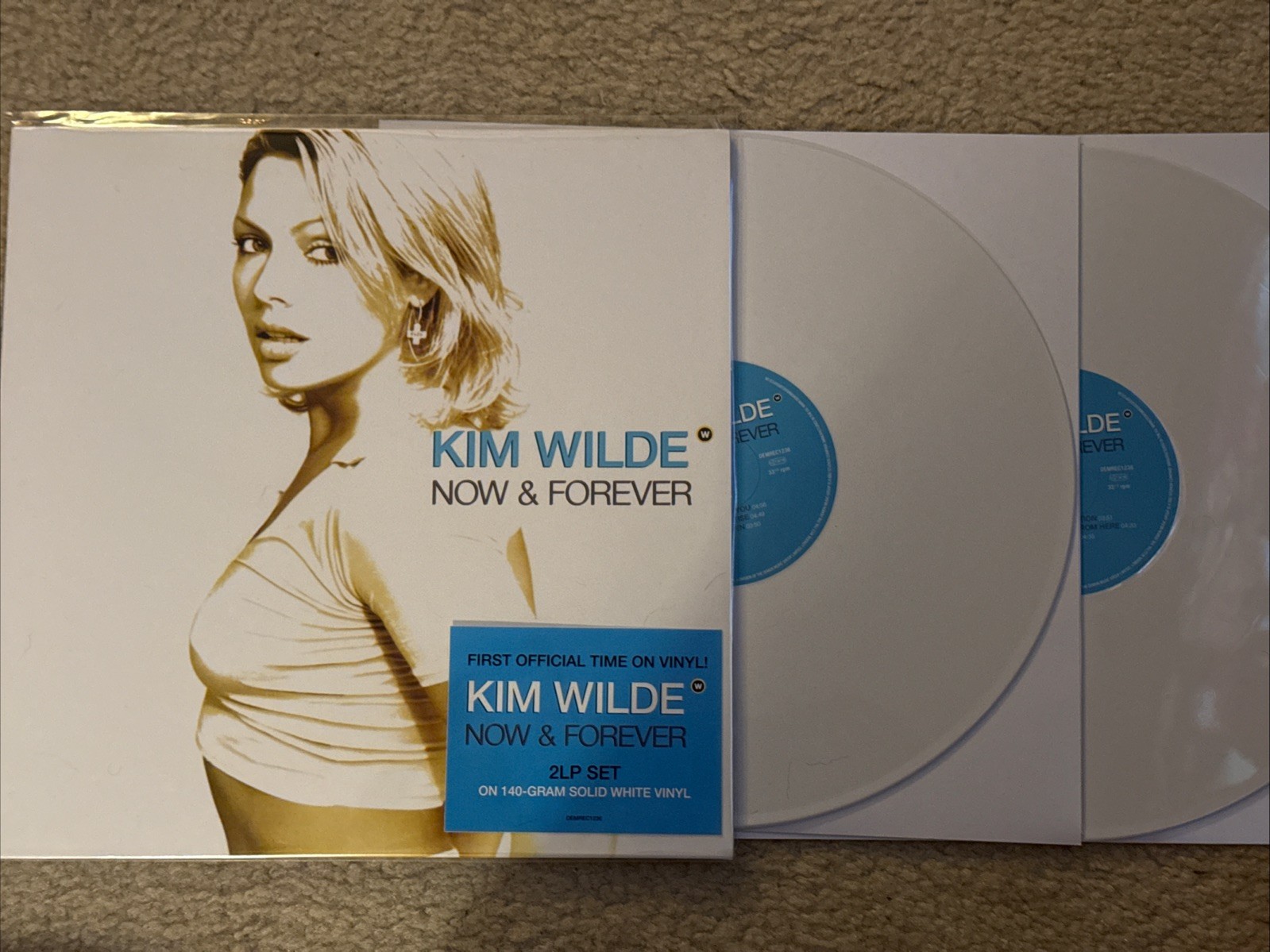 KIM WILDE - Now & Forever - White 2 x VINYL LP 2024 Demon BRAND NEW!