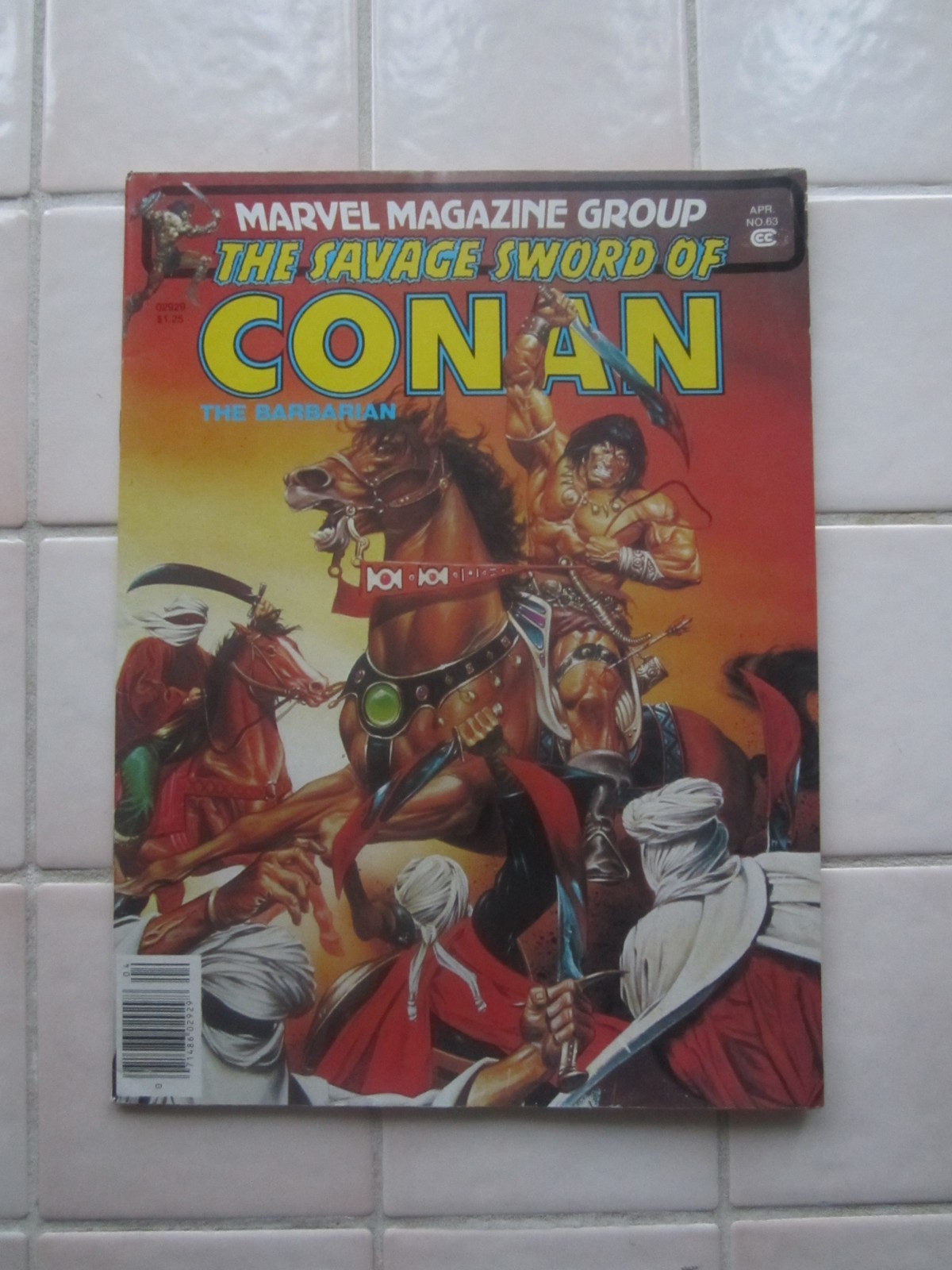 Lot 8 Savage sword of conan n° 56 à 63 comics us vo
