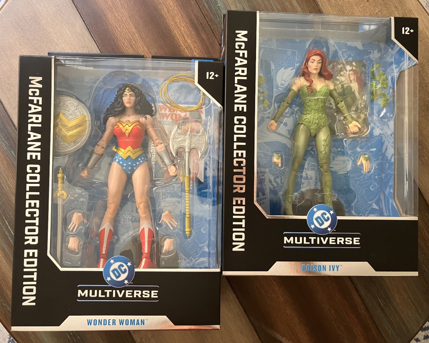 x2 action figure McFarlane DC Multiverse CLASSIC WONDER WOMAN & POISON IVY 7"