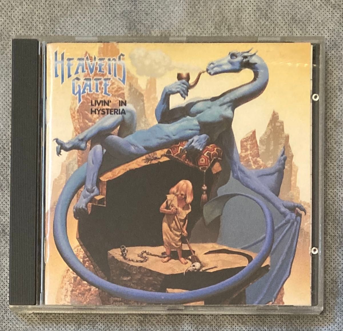 Heavens Gate Livin' in Hysteria CD German Heavy Power Metal Album
