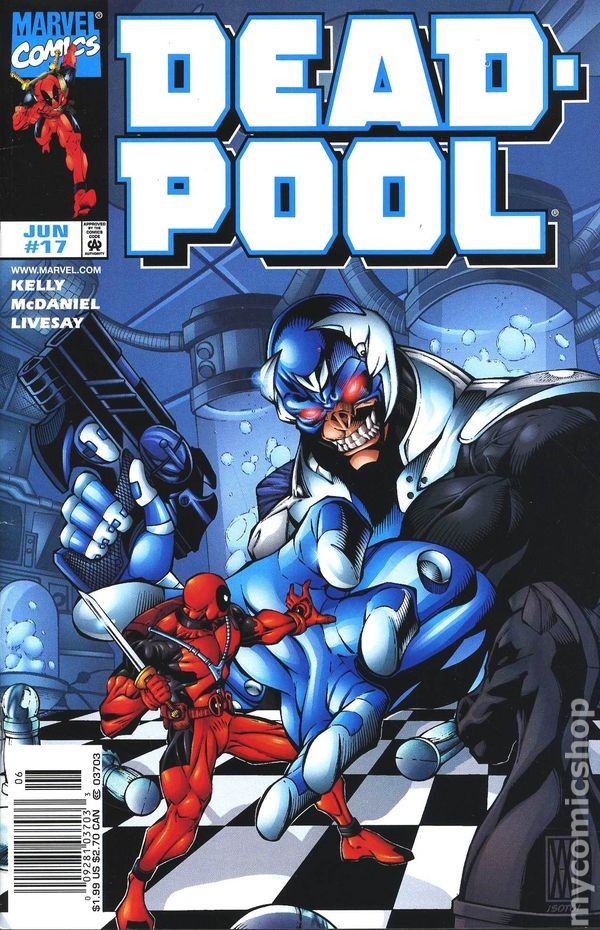 Deadpool #17N VF- 7.5 1998 Immagine Stock