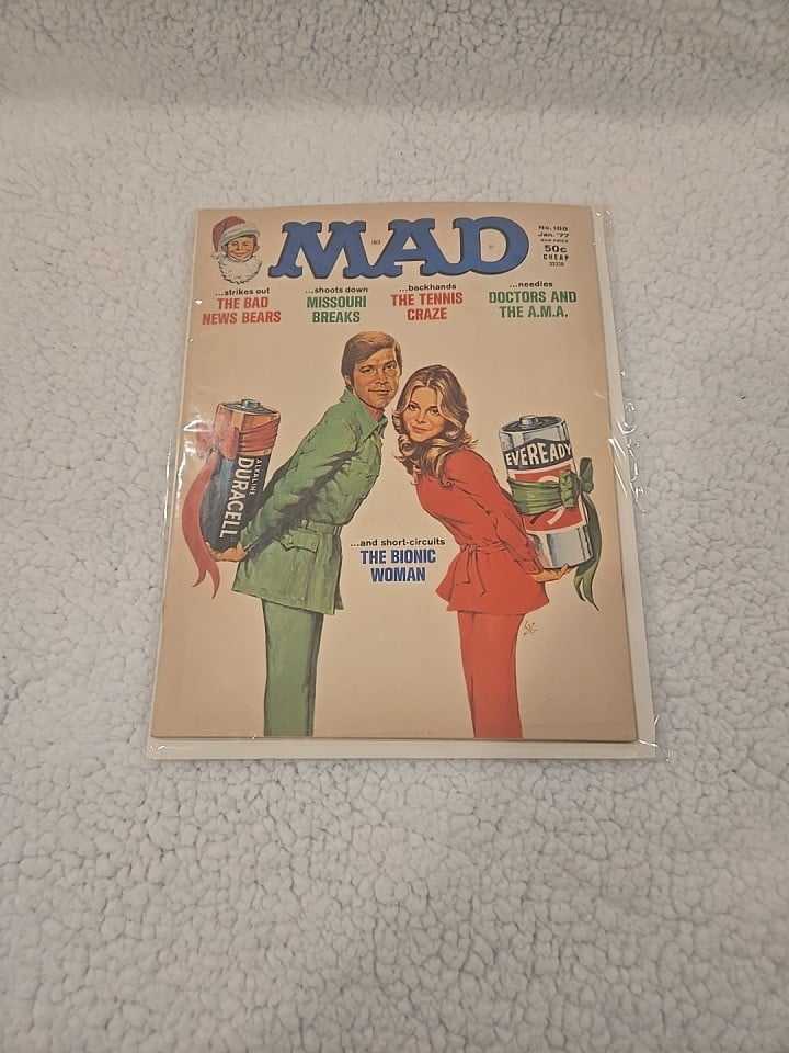 Vintage Mad Magazine Numero #188 Gennaio 1977 Come Da Foto Sigillato