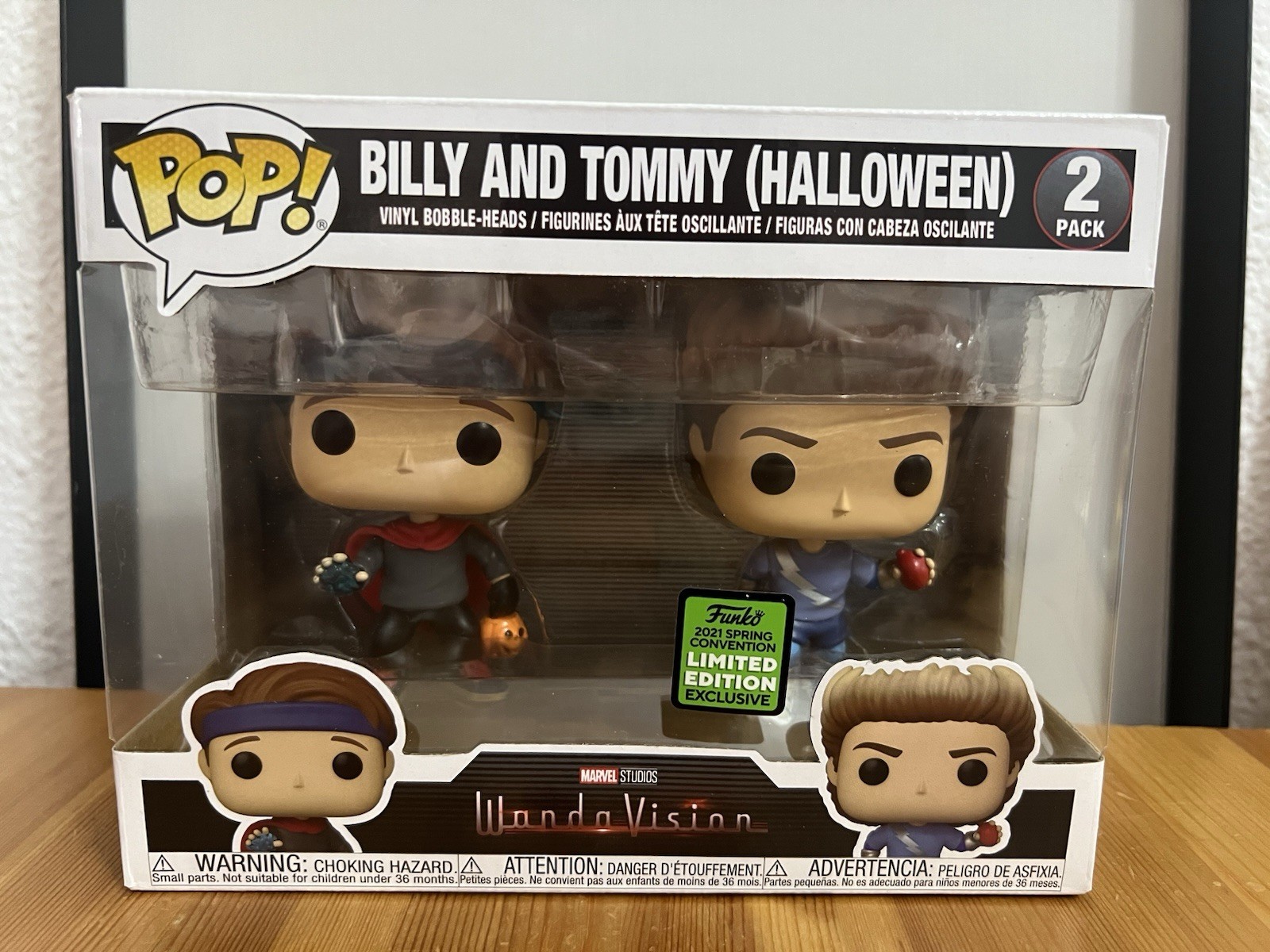 FUNKO POP! MARVEL WANDAVISION – BILLY AND TOMMY (HALLOWEEN) 2-PACK –