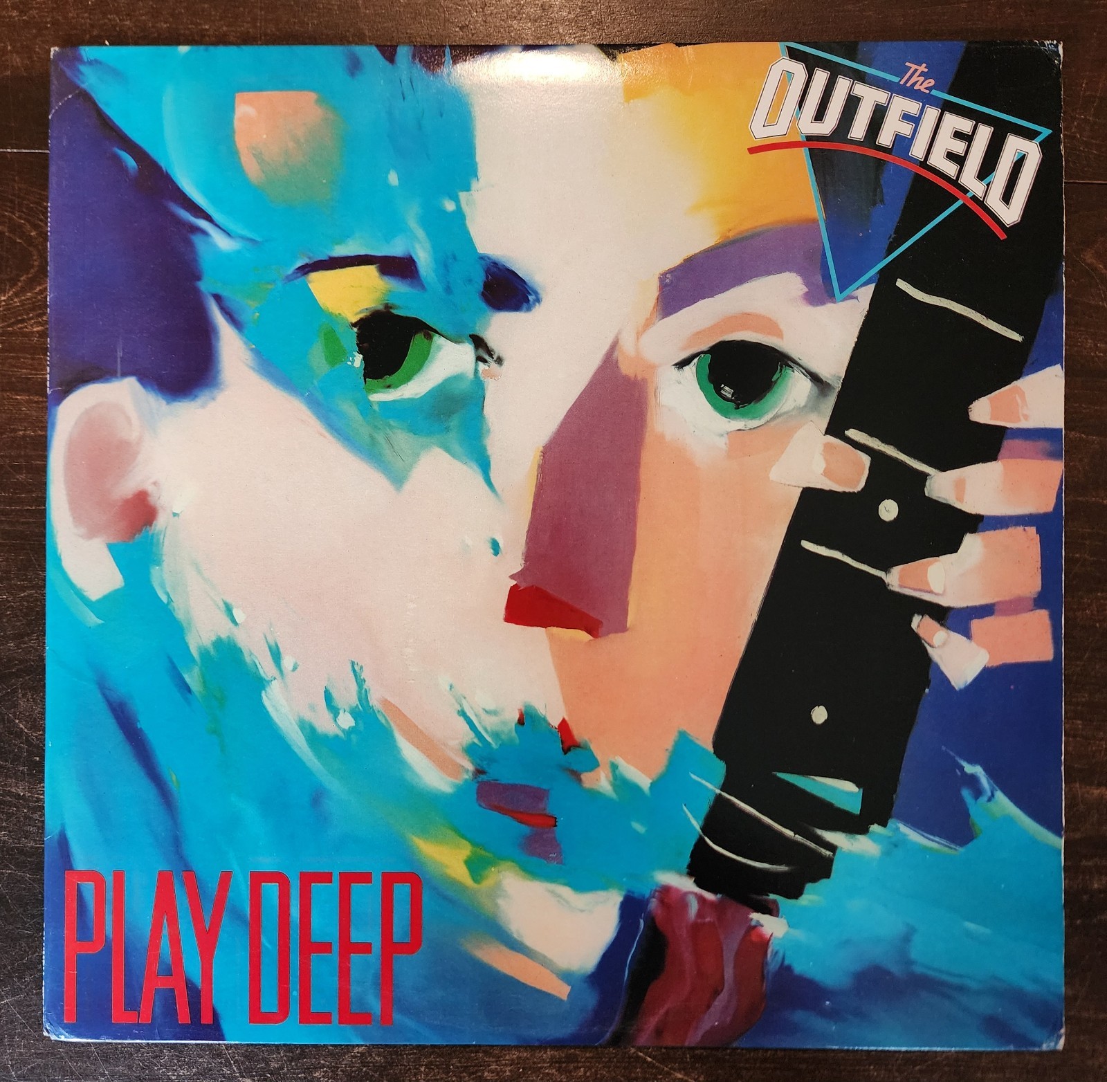 The Outfield Play Deep 1985 Pop Rock Columbia C & AL 40027 With Inside Sleeve
