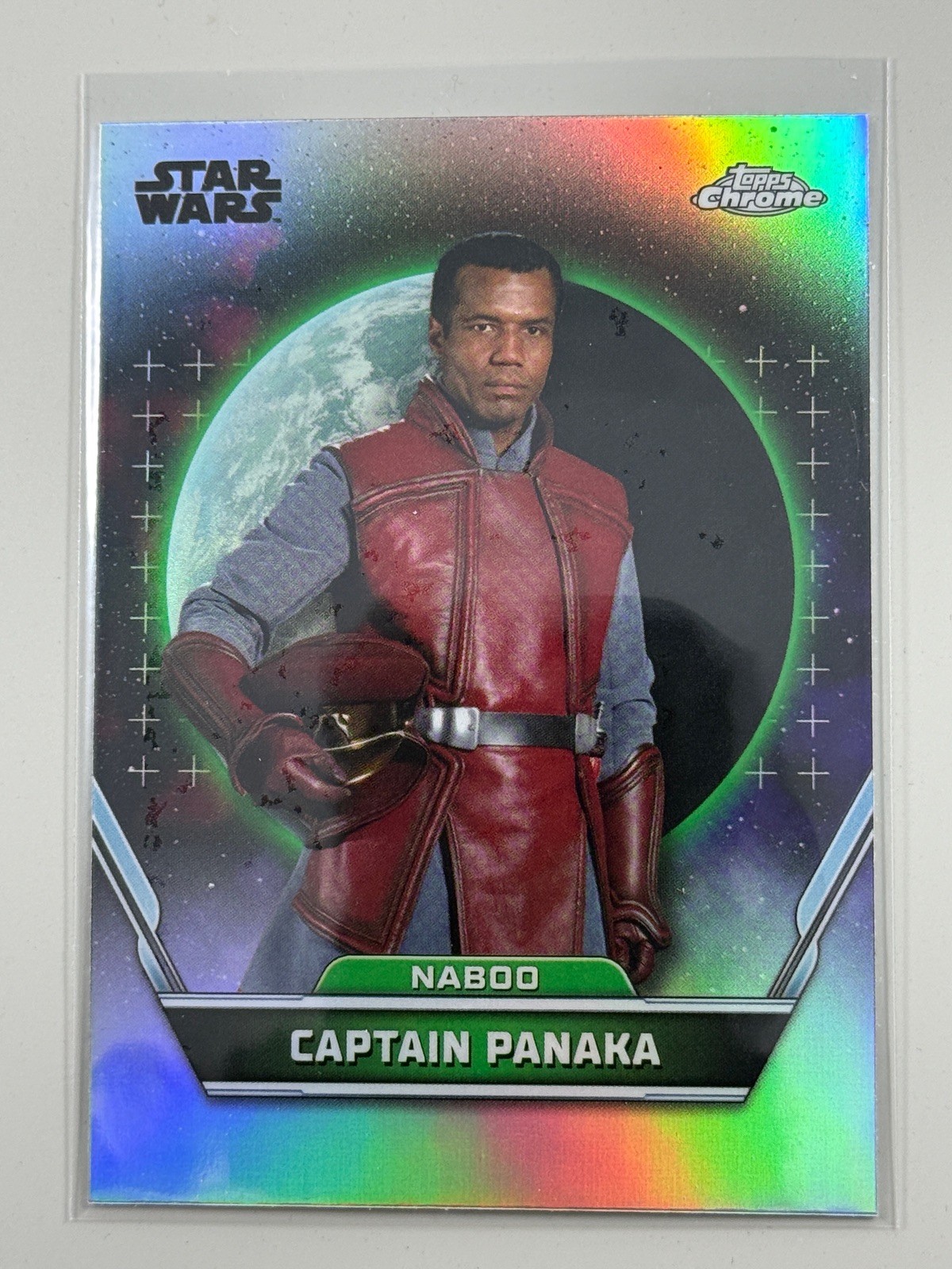 Topps Star Wars 2024 Hyperspace Captain Panaka Naboo Refractor #10