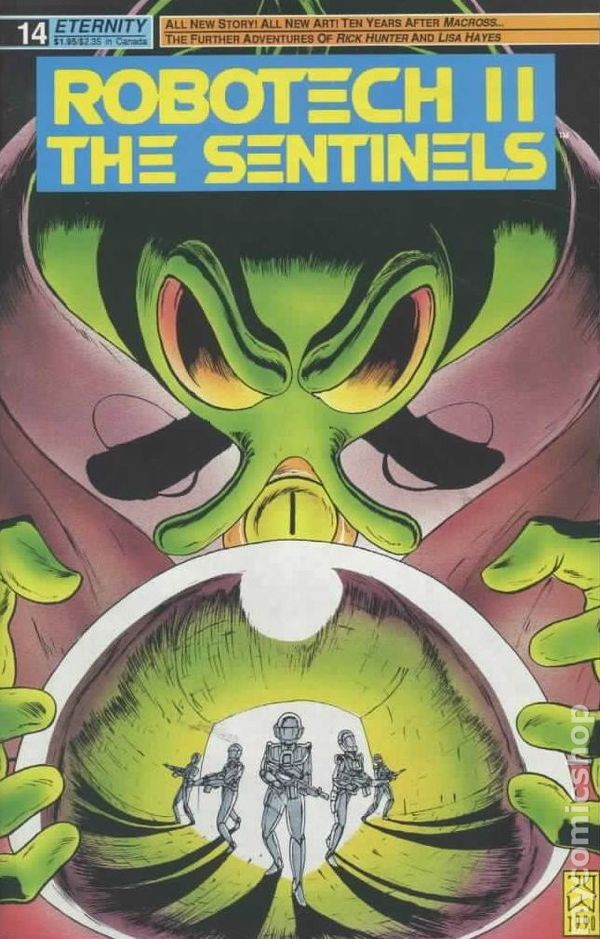Robotech 2 Le Sentinelle Libro 1 #14 FN+ 6.5 1990 Immagine Stock
