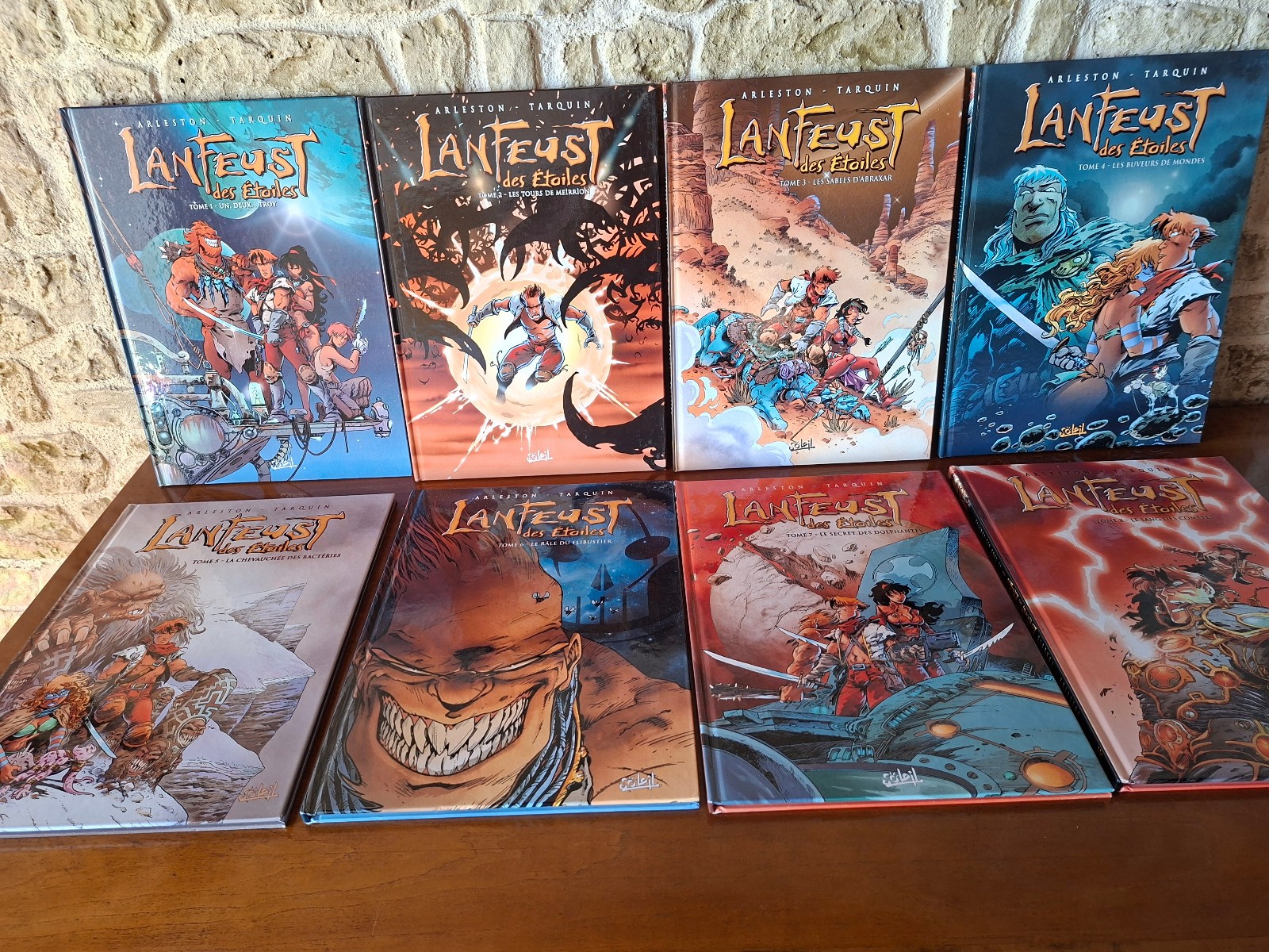 LANFEUST DES ETOILES SERIE COMPLETE 8 ALBUMS - 3 PREMIERES EDITIONS - QUASI NEUF