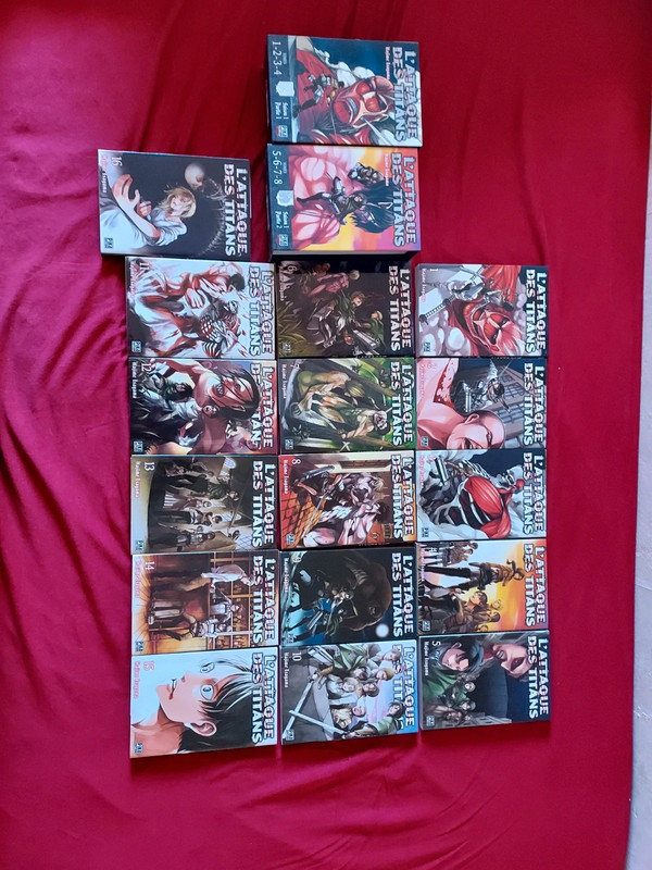 L’Attaque des Titans tomes 1 à 16