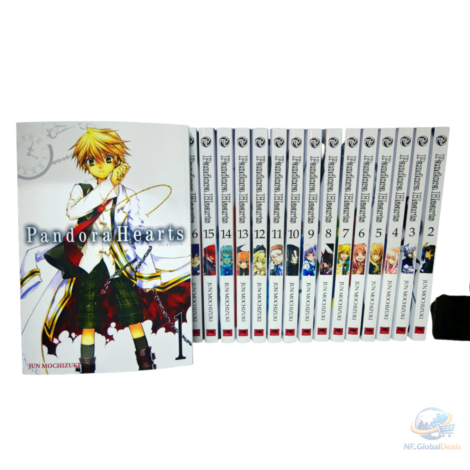 Pandora Hearts Manga PARTE/PACCHETTO Set Volume 1-24 Versione Inglese Jun Mochizuki