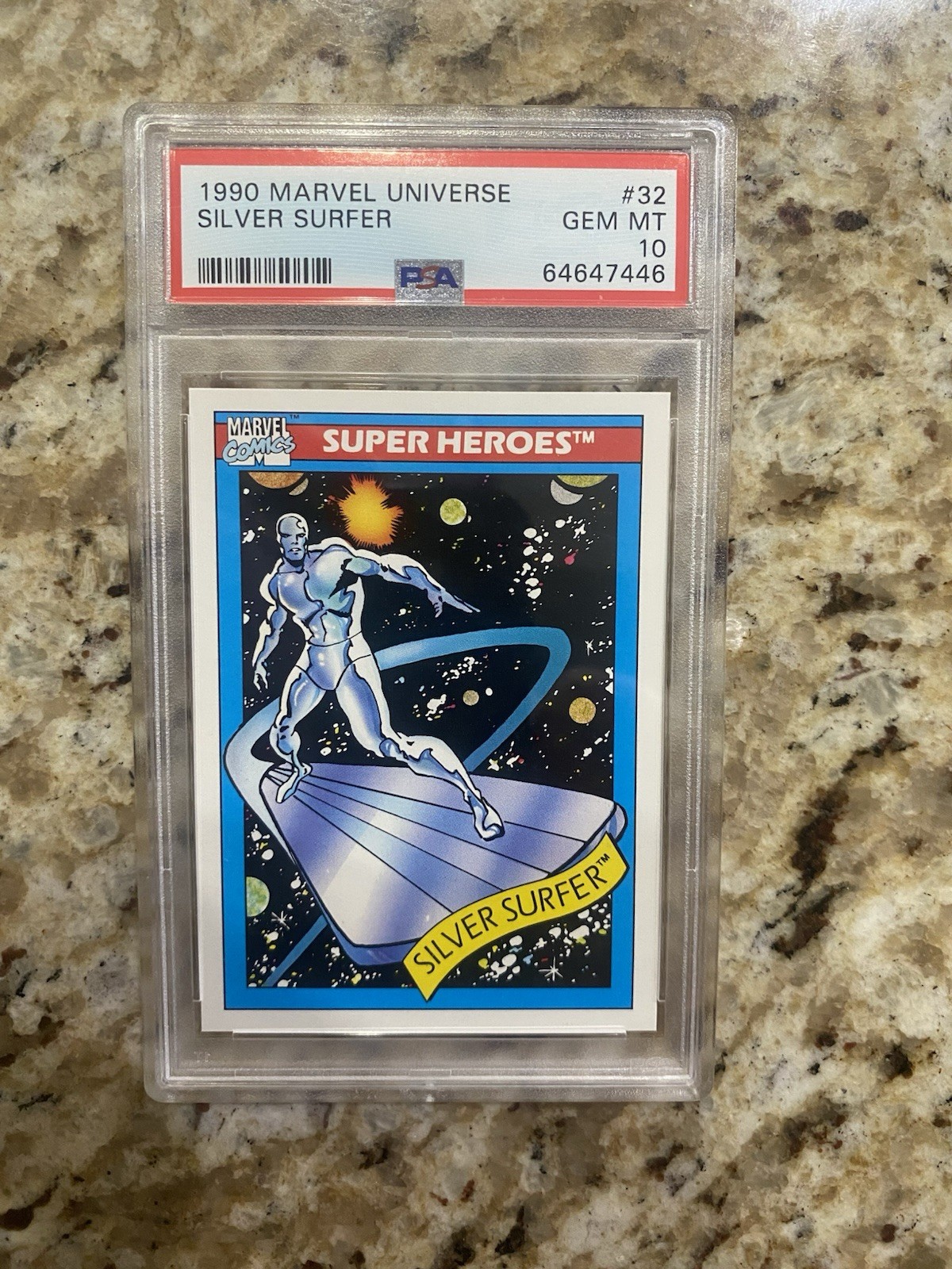 Marvel Universe Silver Surfer #32 PSA 10 gemme 1990 ottime condizioni