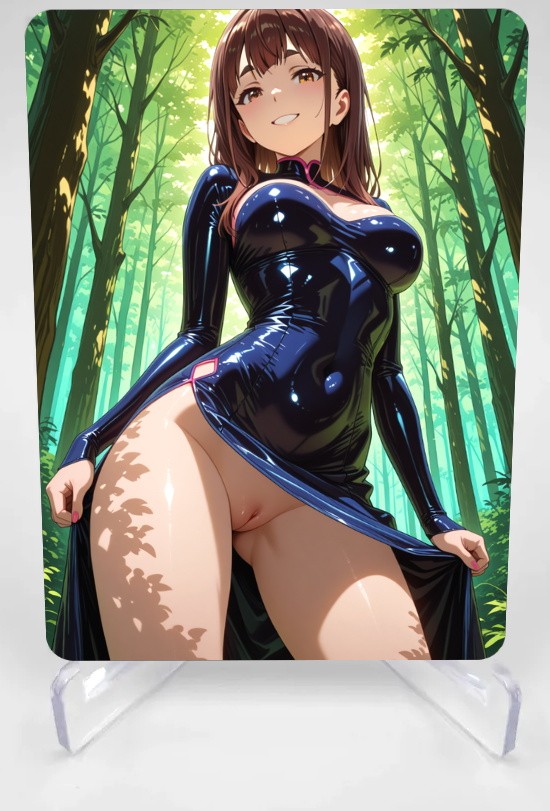 Stampa artistica anime Nagomi Wahira - Card/4x6/5x7 Waifu da collezione AMW-NAG-07