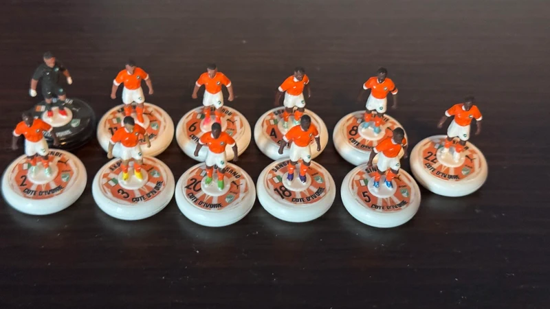 Équipe subbuteo Côte d’Ivoire neuf