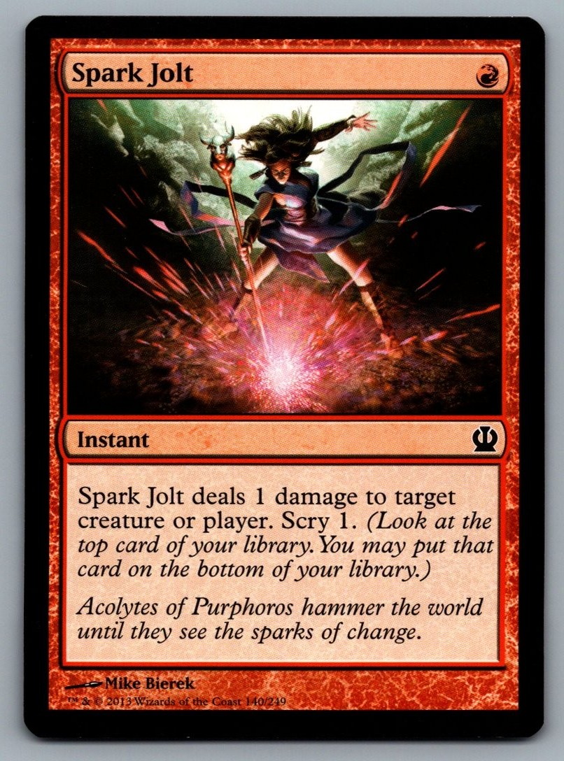 Spark Jolt #140 Theros Magic: The Gathering MTG - NM