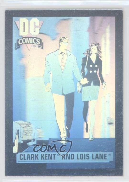 1992 Impel DC Comics DC Cosmic Holograms Clark Kent and Lois Lane #DCH1 u3f