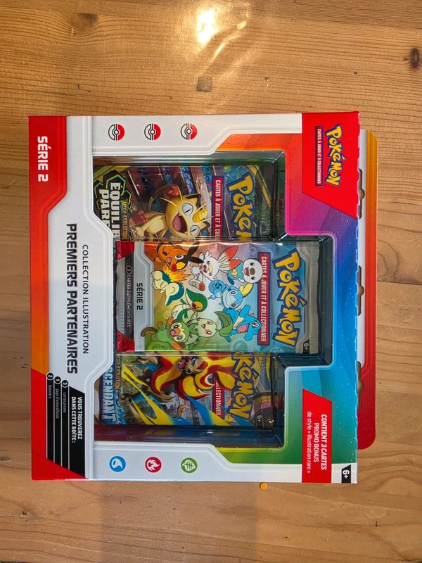 Coffret pokemon premiers partenaires serie 2 neuf