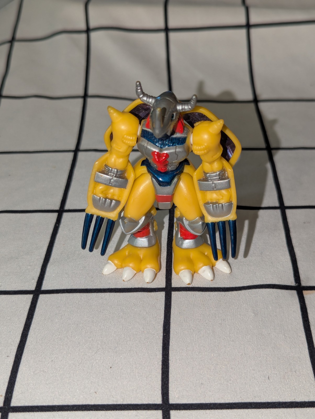 1999 Bandai Digimon Wargreymon 3" Action Figure
