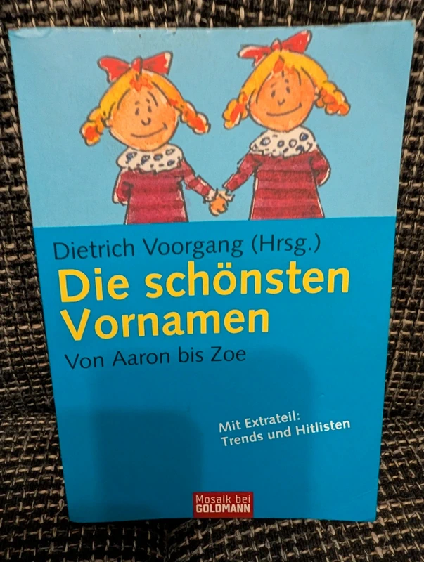 Taschenbuch Die schönsten Vornamen von Dietrich Voorgang
