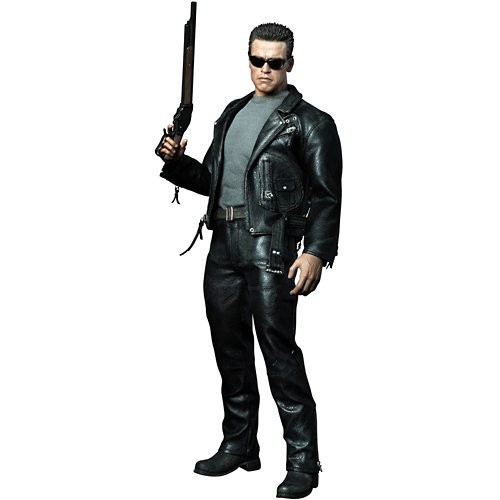 Hot Toys Movie Masterpiece Terminator 2 Judgement Day T-800 Modellino scala 1/6