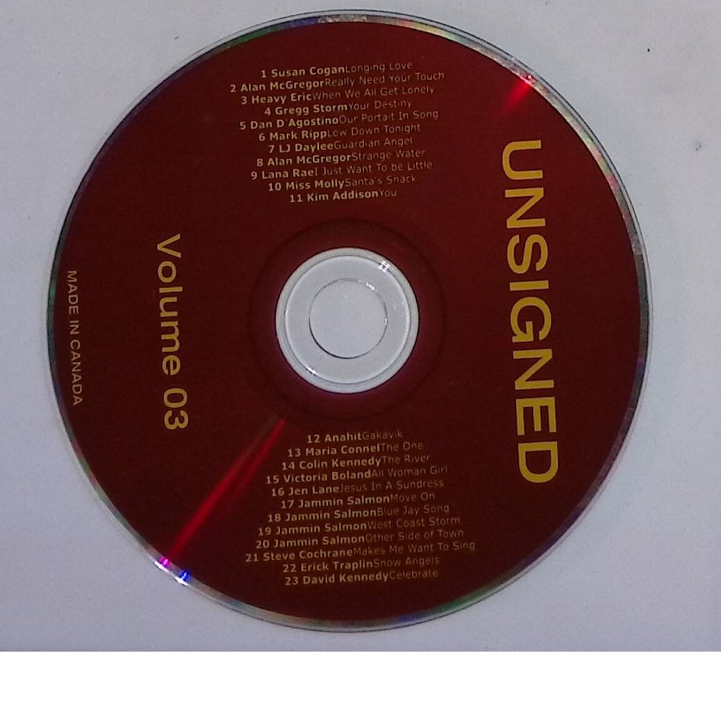 Various Artists Unsigned Volume 03 CD Tested and Works
