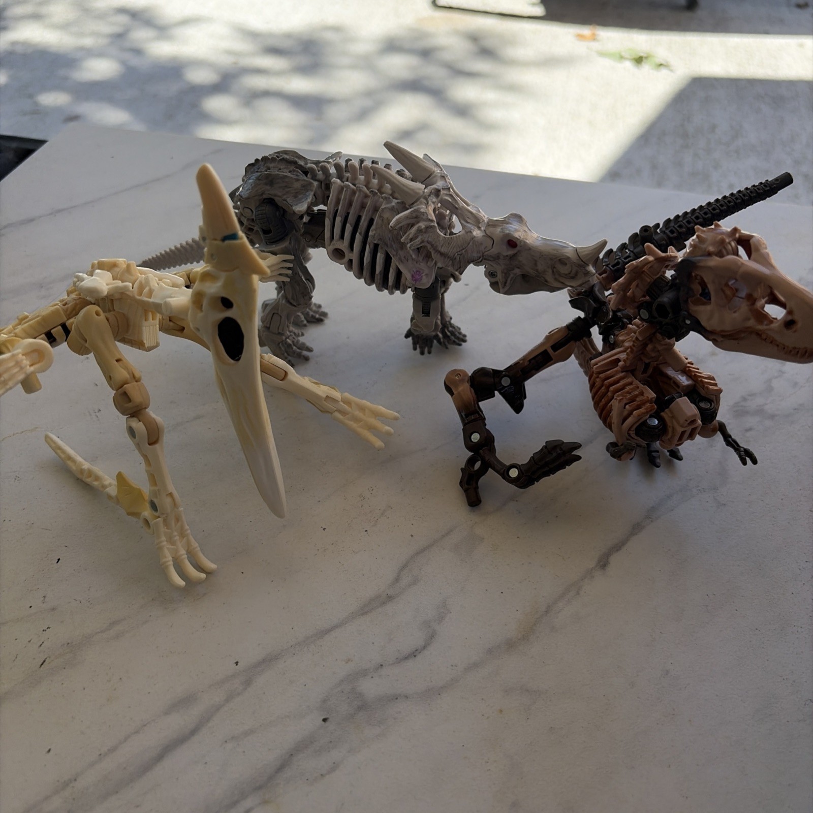 Transformers Kingdom Ractonite Paleotrex and Wingfinger Complete Set