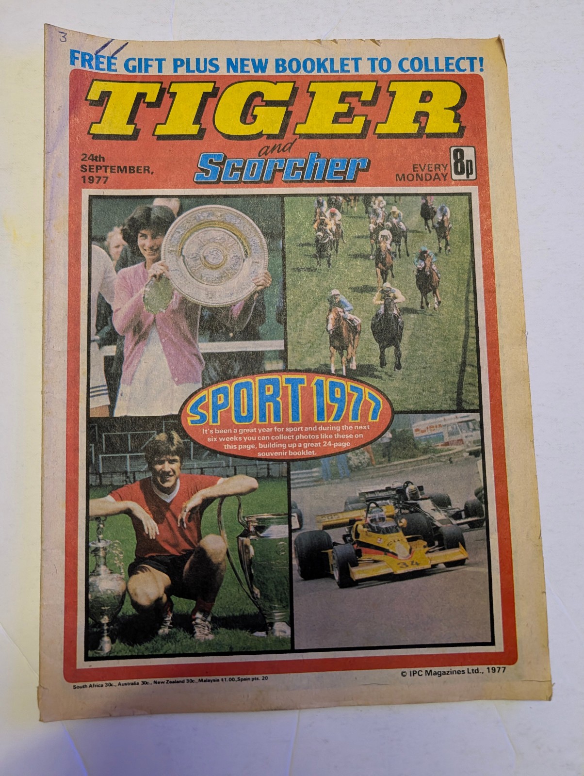 Tiger and Scorcher Comic 24th September 1977