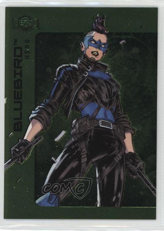 2025 Skybox Metal Universe Batman Lime Green FX 115/175 Bluebird #100 0nr3