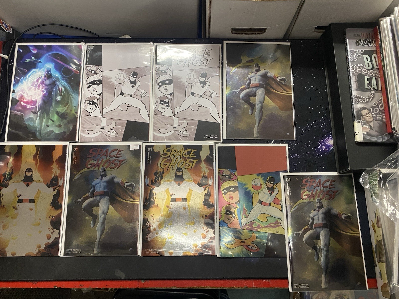 SPACE GHOST #1 SET X 18 1:100, 30, 25, 20 ,15, 10, 7, 5  VARIANT COMIC BOOK Y2