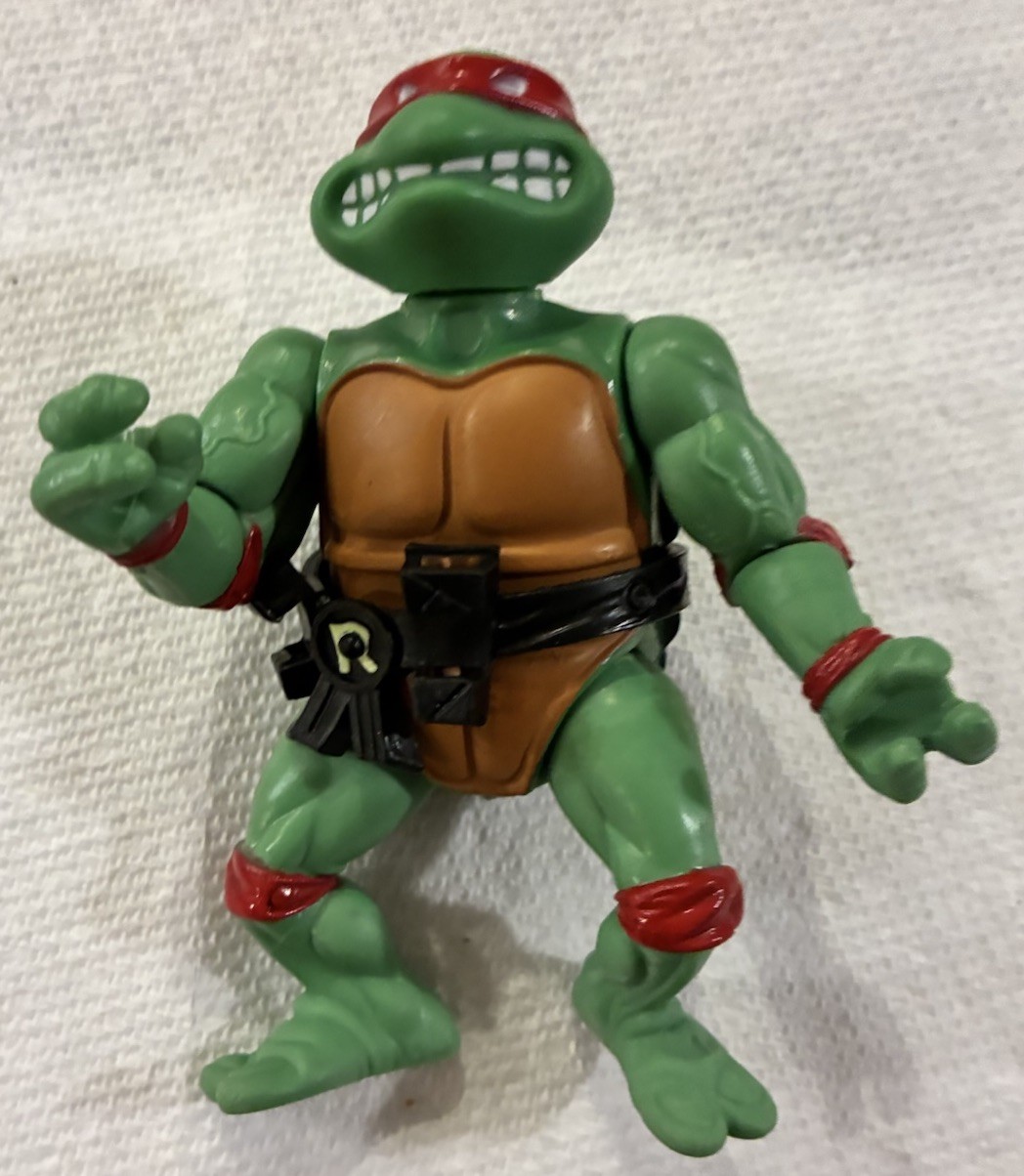 Teenage Mutant Ninja Turtles TMNT 2013 Modellino Raffaello Sciolto Viacom retrò