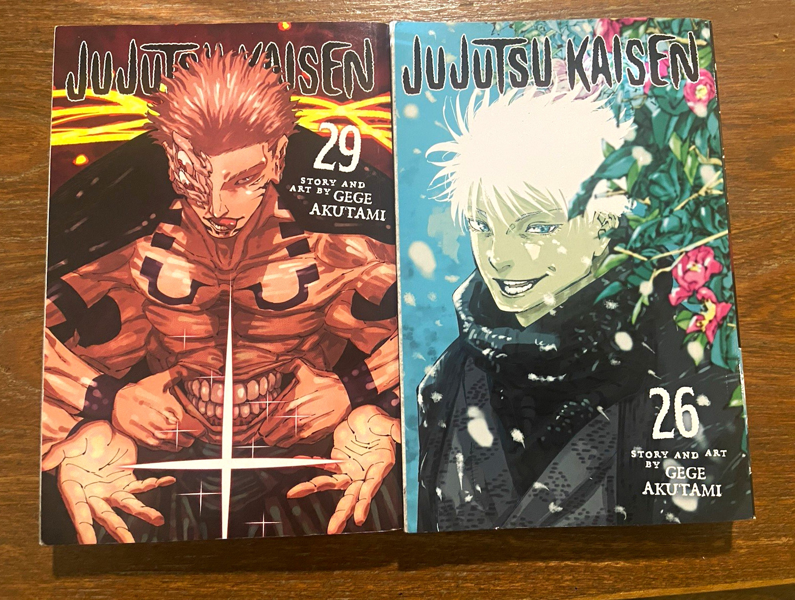 Jujutsu Kaisen Manga Vol 26 e 29 Lotto di 2 Copertine Morbide Gege Akutami