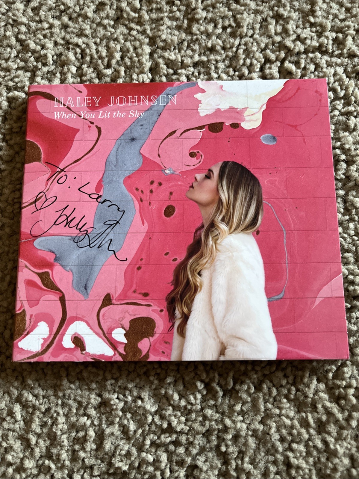Haley Johnsen - When You Lit The Sky Autographed Album