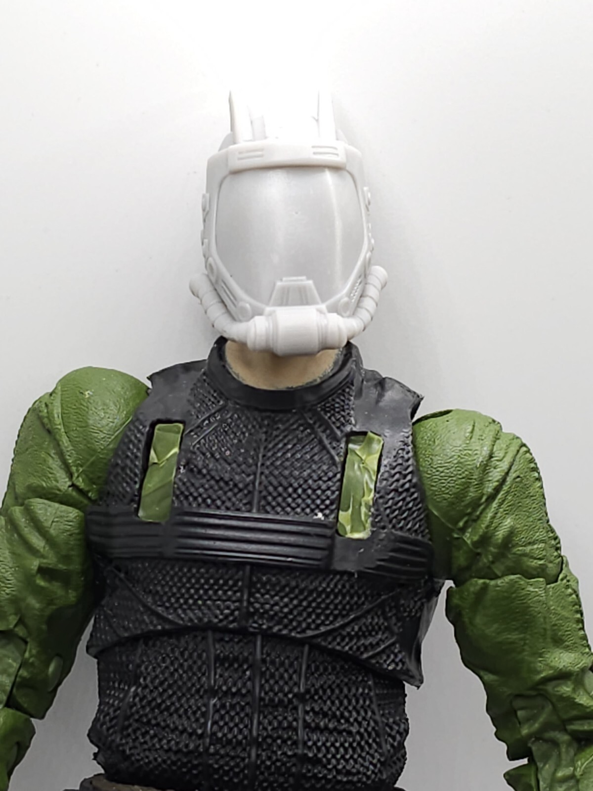 3d Print ZOMBIE VIPER HEAD 1:10 7"   Select DC Multiverse Scale