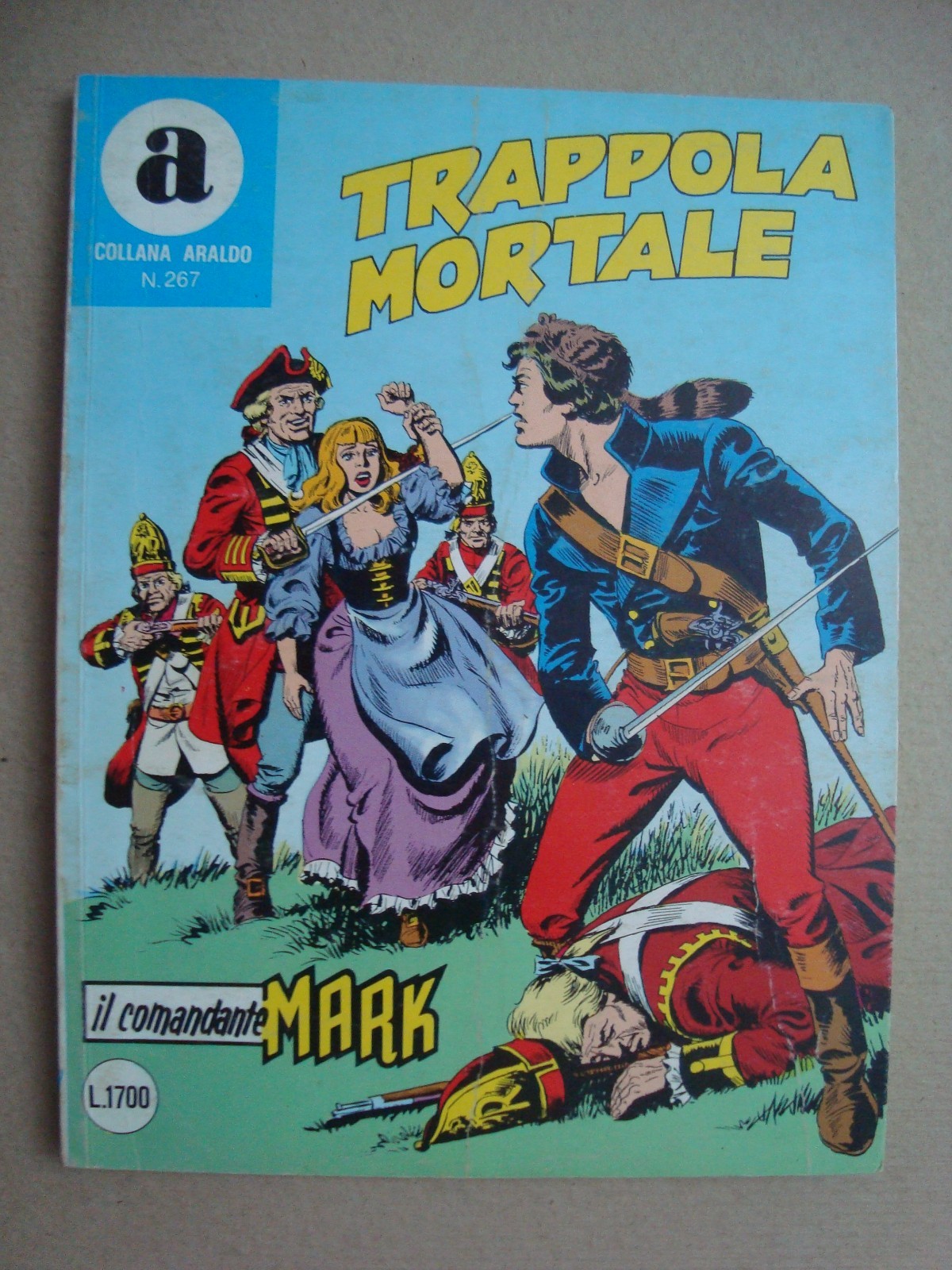 collana araldo comandante mark n° 267 ed.araldo 1988