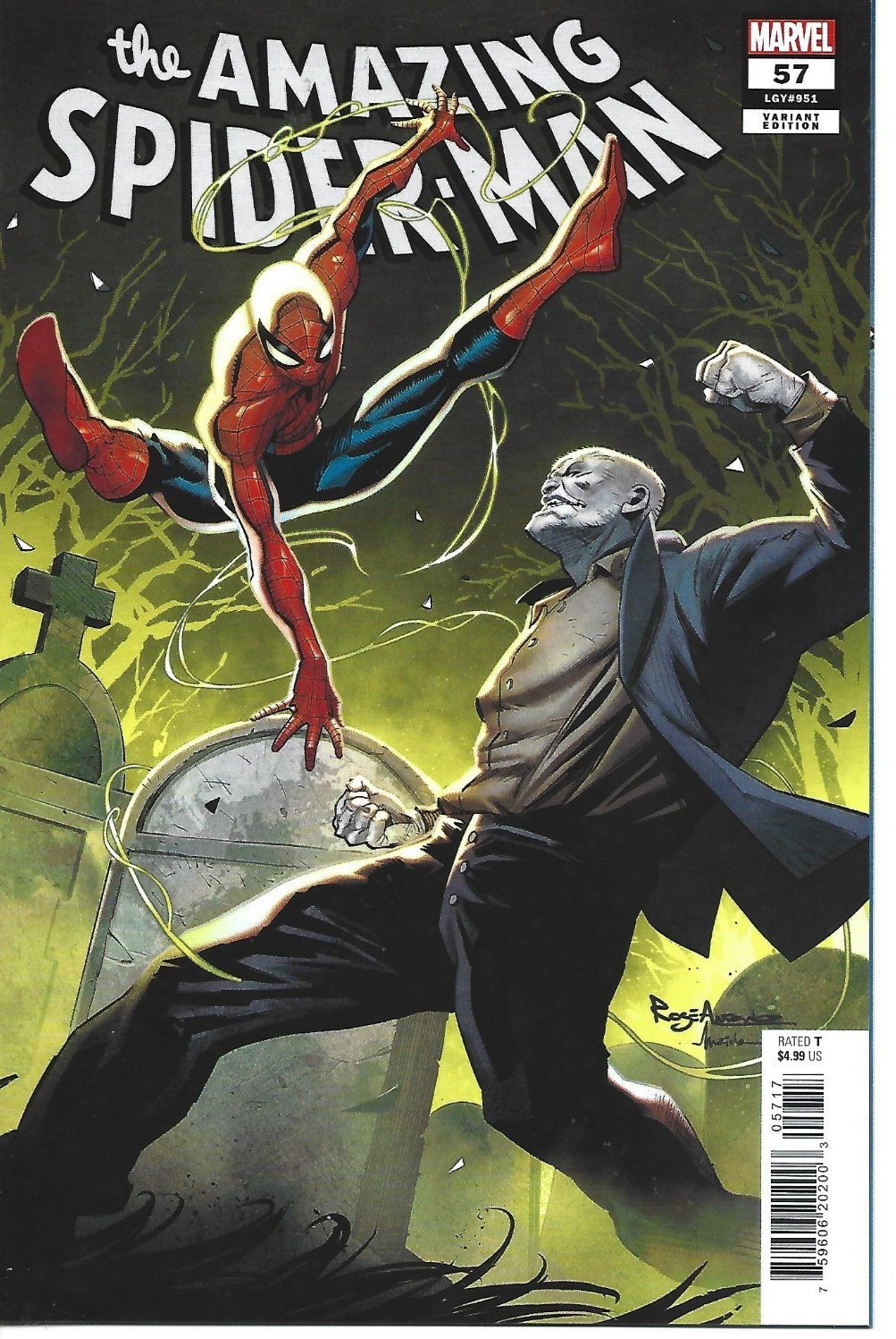 AMAZING SPIDERMAN #57 1:25 ROGE ANTONIO VARIANTE MARVEL COMICS 2024 NUOVO MAI LETTO BB