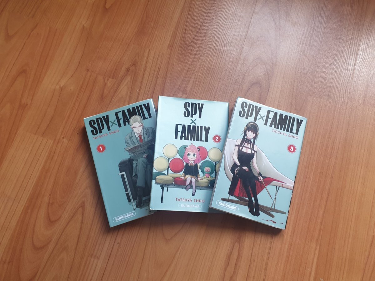 3 petits livres Manga * Spy x Family * Tome Série 1-2-3