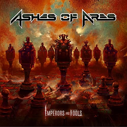 ASHES OF ARES - EMPERORS  FOOLS RED/BLACK SPLATTER VINYL - Vinyl R - P2222z
