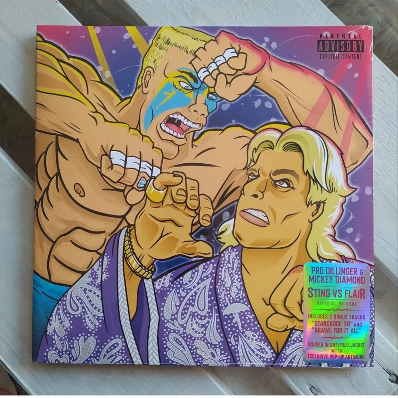 Mickey Diamond & Pro Dillinger - Sting Vs Flair (LP) Limited Splatter Vinyl Edition