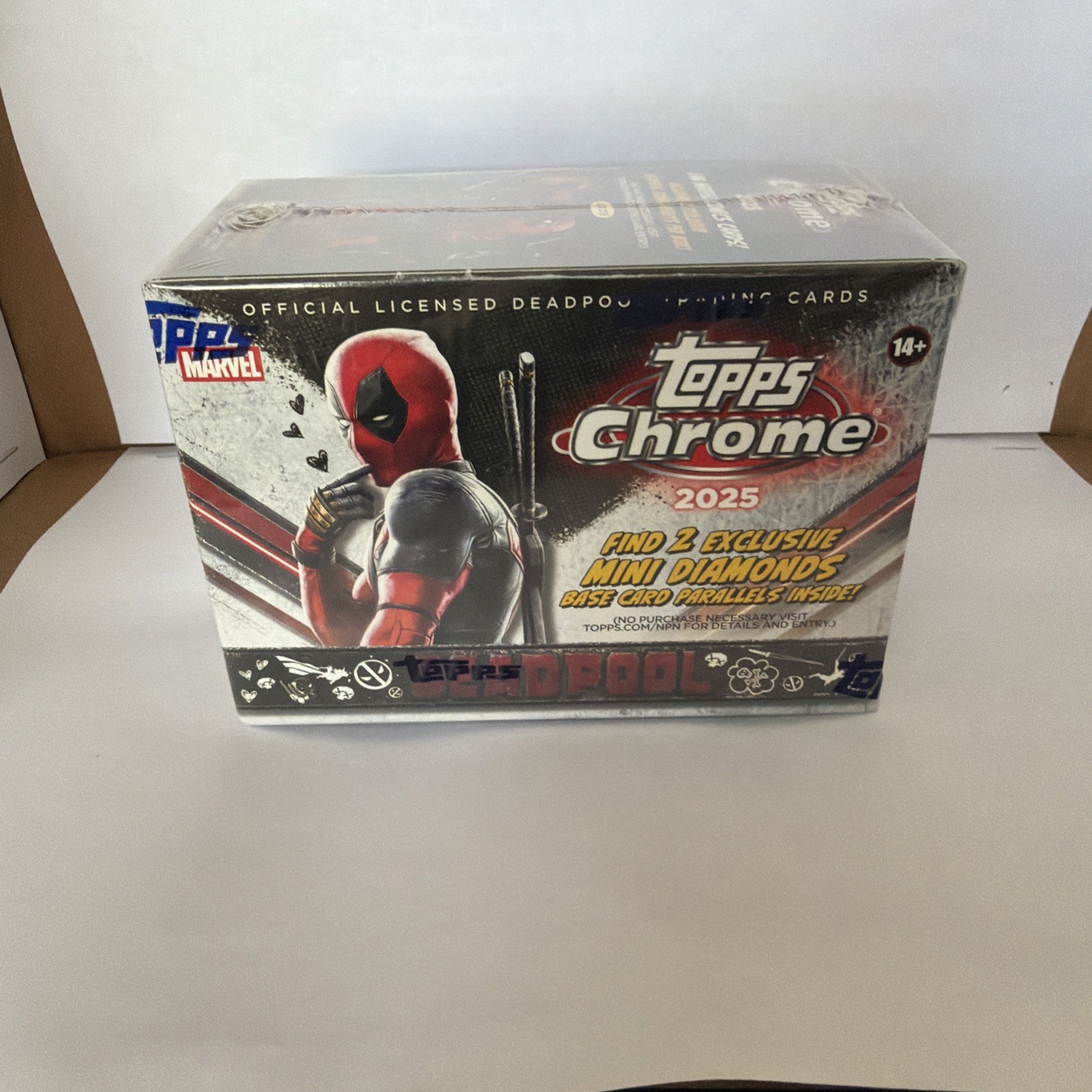 2025 Topps Chrome Deadpool Marvel Blaster Box Fabbrica 