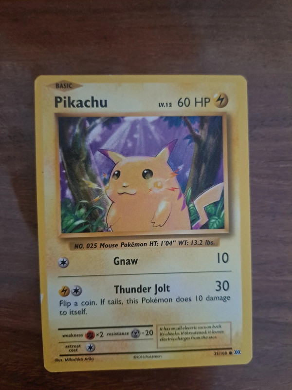 Pikachu kaart tekoop