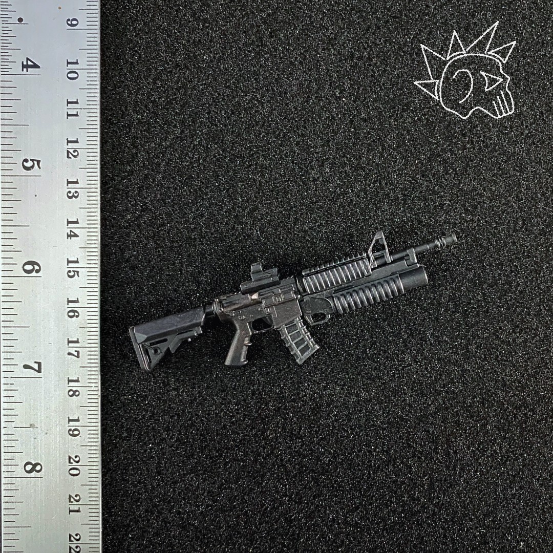 Fucile Ghost M4 scala 1/12 (standard) accessorio action figure personalizzato - CT02