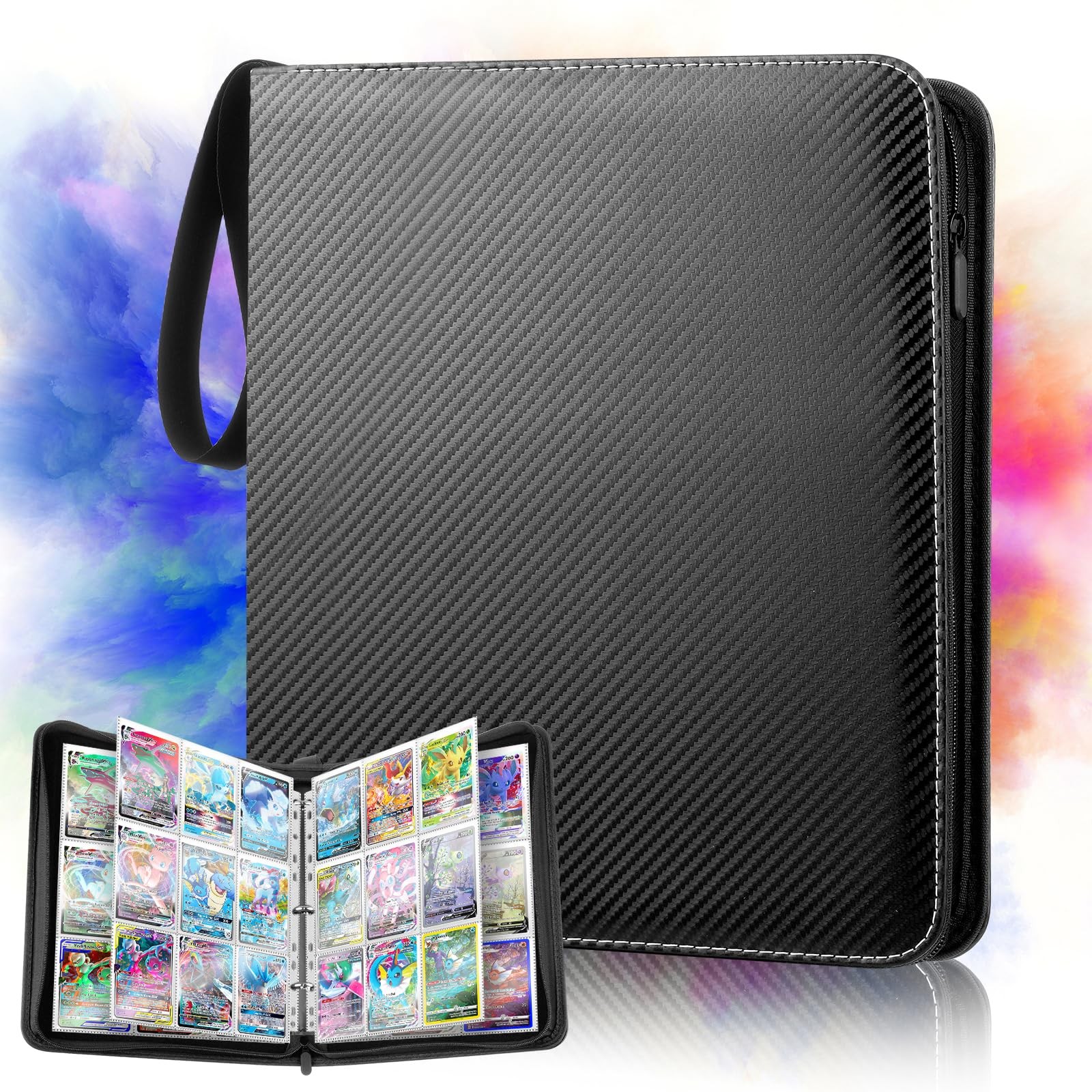 Raccoglitore Carte Magic 900 Tasche Album Carte 50 Pagine Album One Piece Card